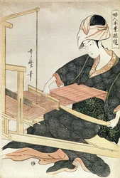 Woman Weaving
